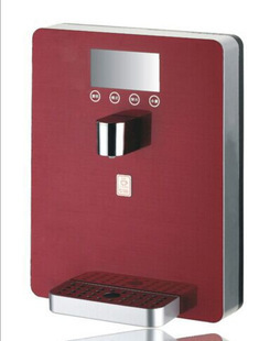 红色即热壁挂管线机 家庭饮水新选择，安全便捷的净水开水器